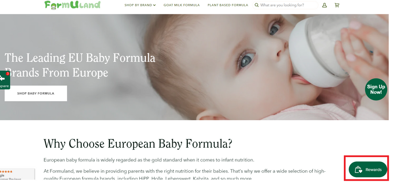 Formuland hipp shop