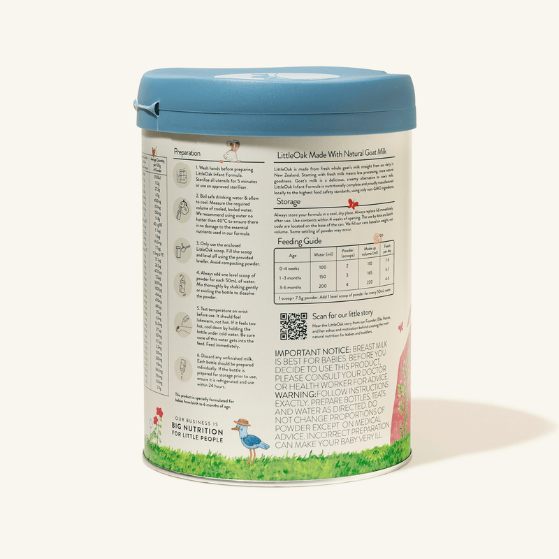 Natural Goat Milk Infant Formula 800gm Can - Formuland Canada